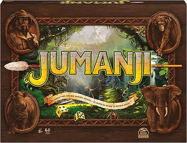 SPIN MASTER Games - JUMANJI Juego de Mesa en Español para 2-4 Jugadores, Infantil y Adultos - 6065098 - Regalo Niños 8 años + - Juegos de Mesa Niños 8 Años +